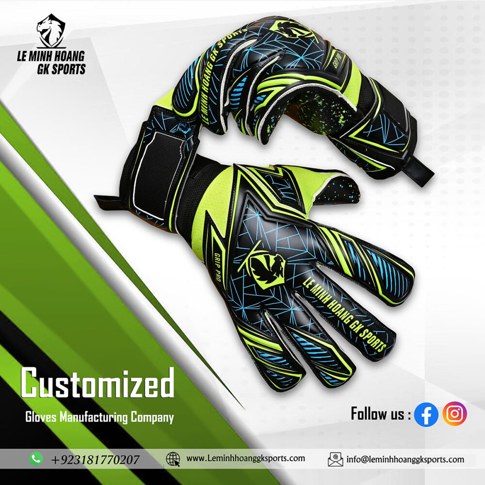 Black & Green Goalkeeper Gloves
